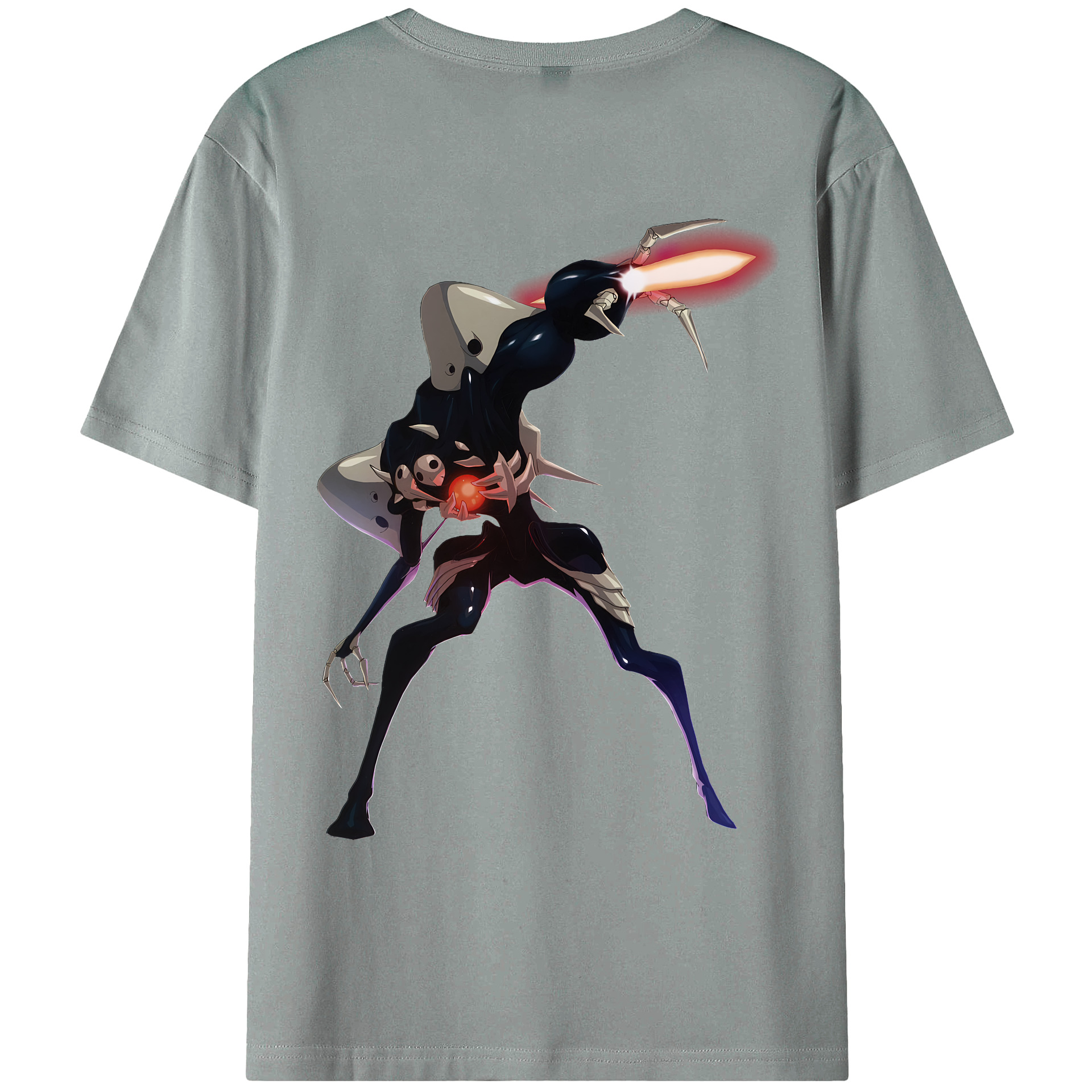 （画像用） EVA 新世紀エヴァンゲリオン 綿100％ メンズ半袖Tシャツ（バックプリント） 通気性